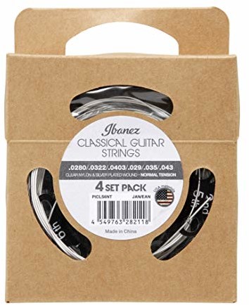 Ibanez PICLS6NT wielopak struny do gitary klasycznej - 6 strun - zestaw 4 sztuk PICLS6NT