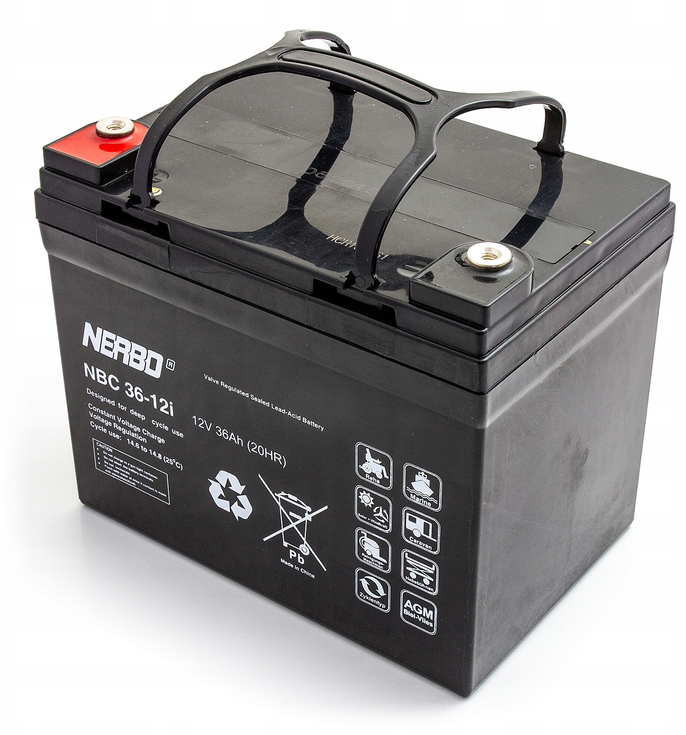 Akumulator Nerbo NBC36-12i 12V 36Ah Agm