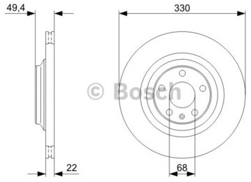 BOSCH (Automotive Aftermarket) (Automotive Aftermarket) 0 986 479 C64 0 986 479 C64