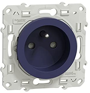 Schneider Electric S550059 Odace, gniazdo 2P+T z nakrętką, szybkie połączenie S550059