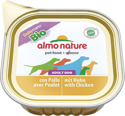 Almo Nature Daily Menu BIO Dog Kurczak szalka 6x100g