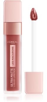 Loreal Paris Paris Infaillible Les Macarons długotrwała matowa płynna szminka odcień 822 Mon Caramel 7,6 ml