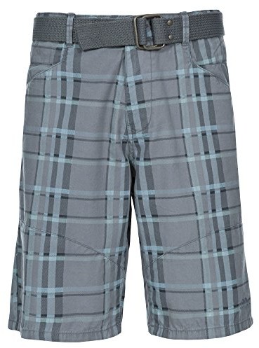 Trespass Mens penza Woven 100% cotton ścienny waist Button Shorts -  s MABTSHM10007_STGS
