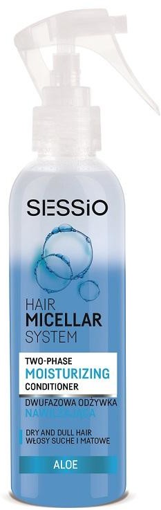 Sessio Sessio Hair Micellar System Two-Phase Moisturizing Conditioner dwufazowa odżywka nawilżająca do włosów suchych i puszących się 200g