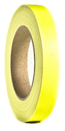 ah Accessories AH Accessories Gaffer taśmy klejącej 19 MM X 25 m, żółty neonowy 58064NYEL