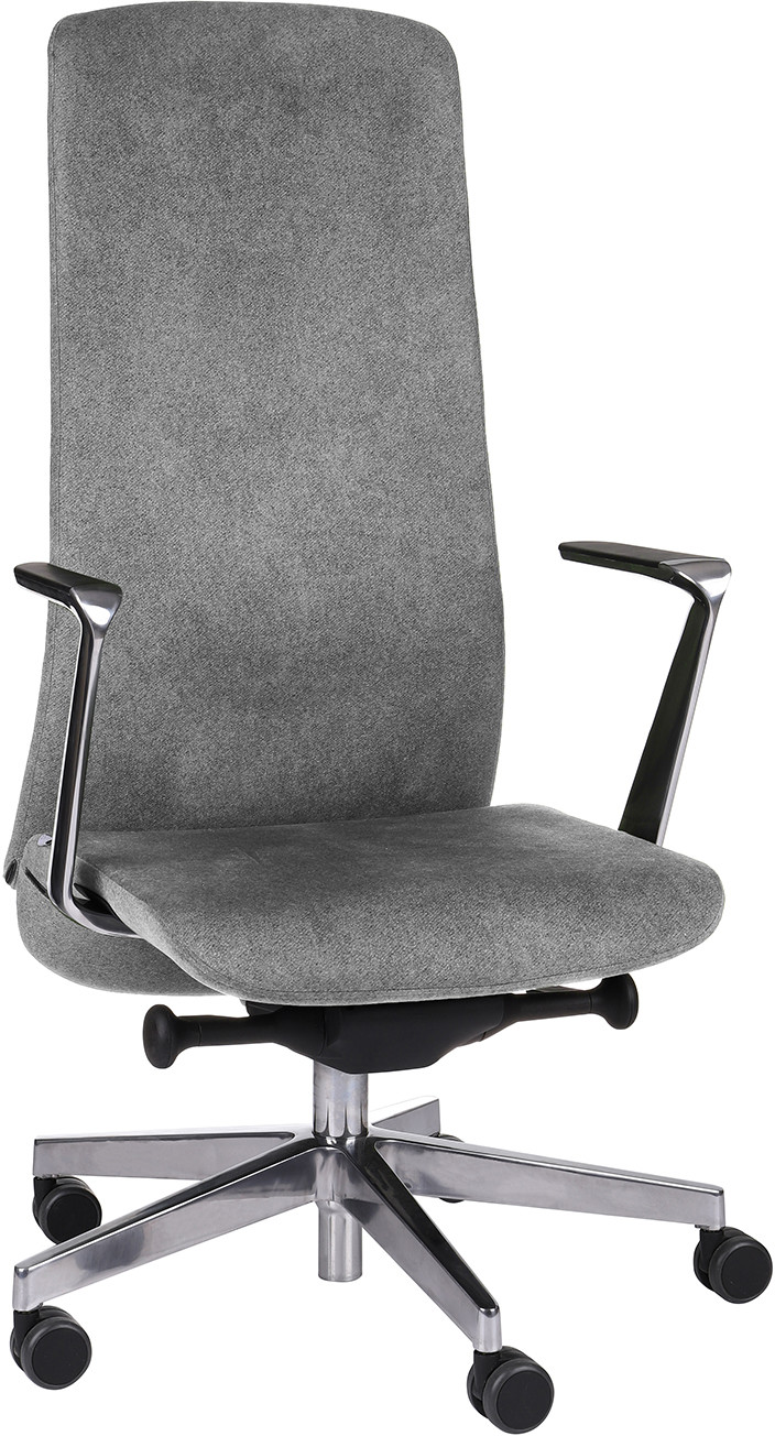 Grospol Fotel Smart AL1 dla wysokich osób eleganckie stałe podłokietniki 6016