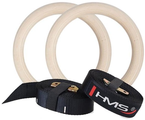 HMS Kółka gimnastyczne z drewnianą rączką TX07 - 1006960