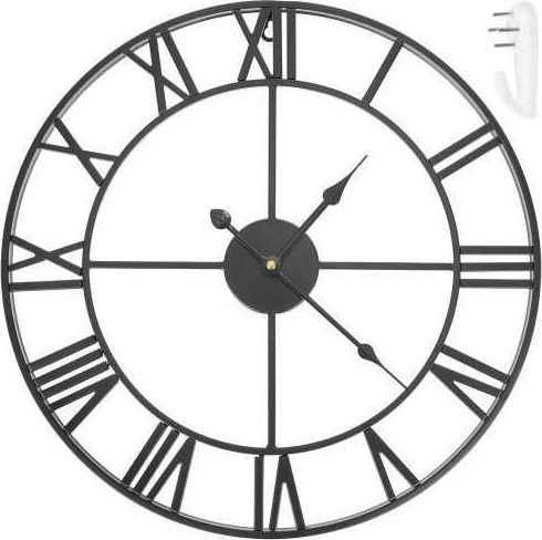 Upominkarnia Upominkarnia Zegar ścienny retro czarny uniwersalny 384053-uniw