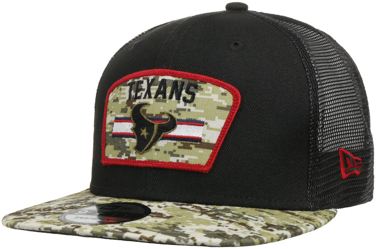 New Era Czapka 9Fifty Salute to Service Texans by czarny, One Size