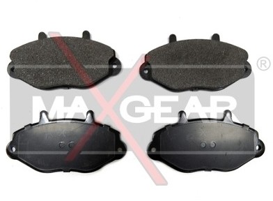MaxGear Zestaw klocków hamulcowych, hamulce tarczowe 19-0589