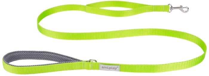 Ami Play Samba smycz zielona [rozmiar S] 150 x 1,5cm PAMP027