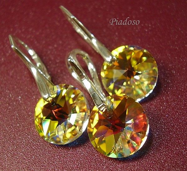 Arande SWAROVSKI piękny komplet SREBRO kryształy AB 1149068045