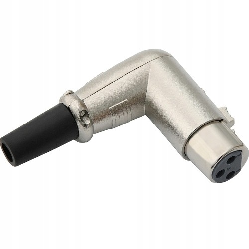 Gniazdo Xlr Mikrofonowe Na Przewód Zatrzask 3PIN