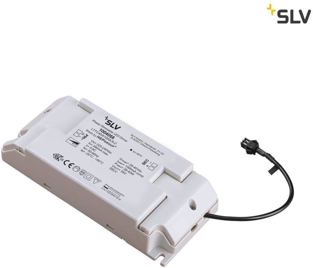 SLV Spotline Sterownik LED 28-40 W 1000 mA fazowy 1004066) Spotline 1004066