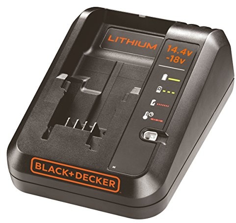 Black&Decker Black & Decker BDC1A szybka ładowarka, kompatybilna z akumulatorami 14,4 V i 1 Ah, 18 V i 1 Ah, część systemu 18 V w technologii litowo-jonowej