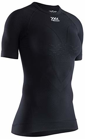 X-Bionic Damski t-shirt z krótkim rękawem Energizer 4.0 Opal Black/Arctic White XL NG-YT00S19W