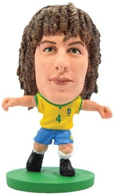 ToyCentre Soccer starz piłka nożna figurka do zbierania David luiz Brazylii CBF -  w rozmiarze uniwersalnym kolorowy 77010