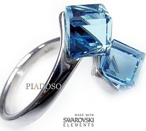 Swarovski Arande Pierścionek Srebro Otwarty CERTYFIKAT AQ 1922174480