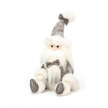 Jellycat MASKOTKA Srebrny Święty Mikołaj - 34 cm