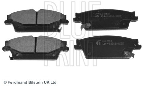 BLUE PRINT Zestaw klocków hamulcowych, hamulce tarczowe ADA104252