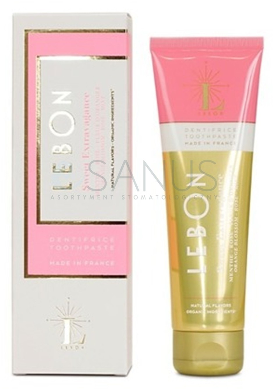 Lebon LUX ORANGE MINT - Luksusowa BIO pasta do zębów, 75 ml Pas000056