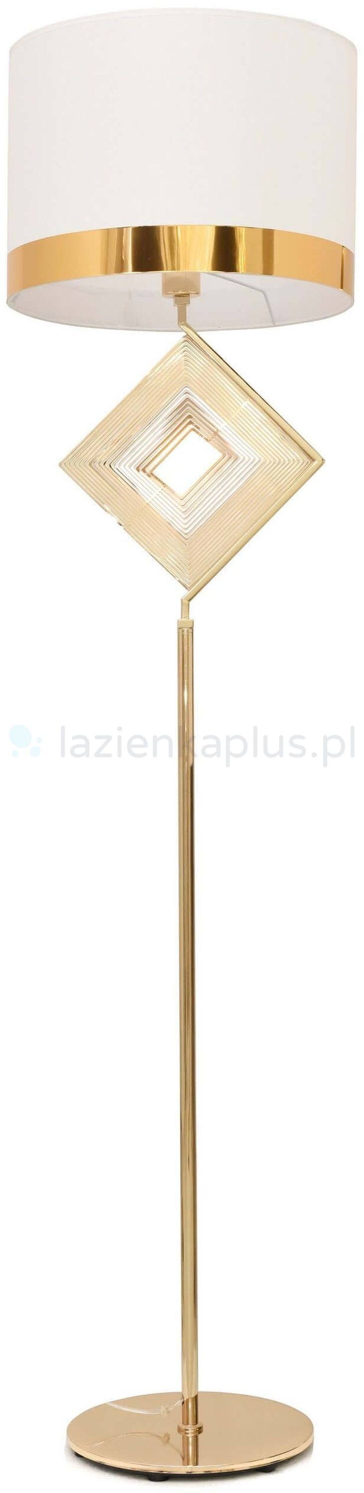 Lumina Deco Deco Deco Benardi lampa stojąca biały złoty LDF5529GDWT
