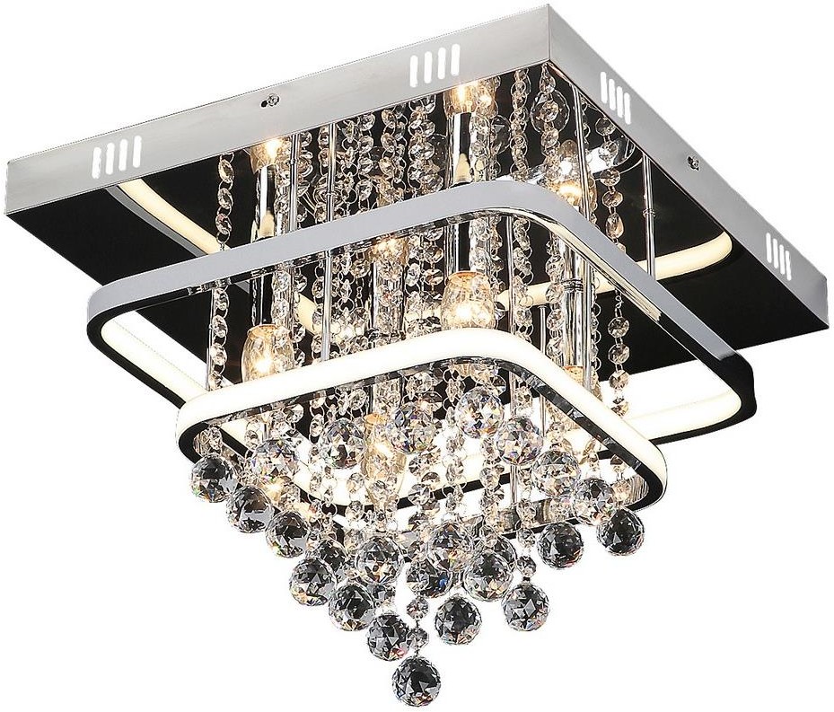 Rabalux 2239 - Plafon kryształowy PALLAS LED/36W/230V + 4xE14/40W