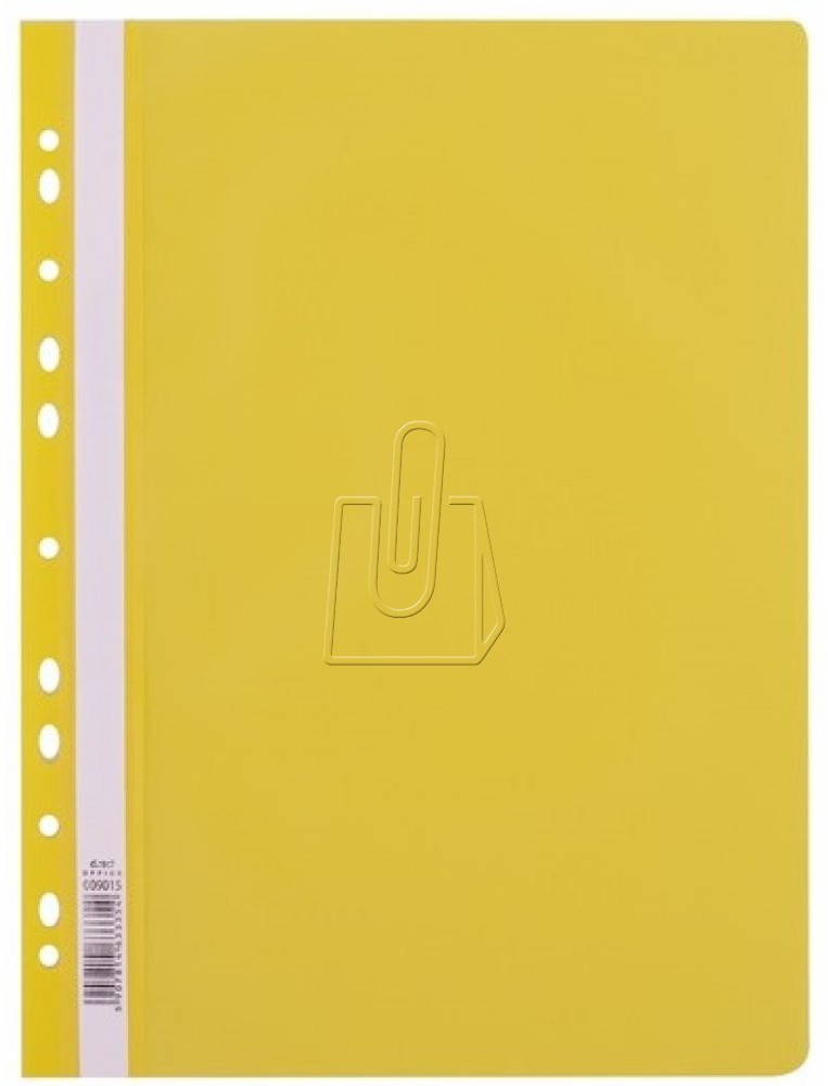 D.rect Skoroszyt PP zawieszkowy żółty 009015