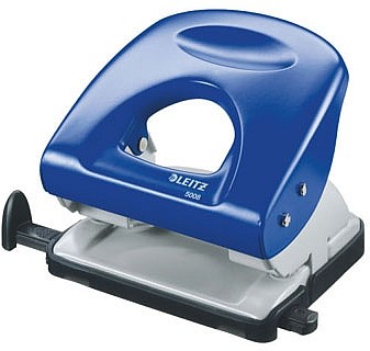 Leitz Dziurkacz duży metalowy LEITZ 5008 granatowy 30 kartek 50080035