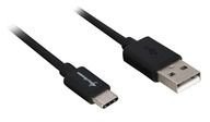 Sharkoon Sharkoon USB 2.0 A USB C Adapter black 0.5m