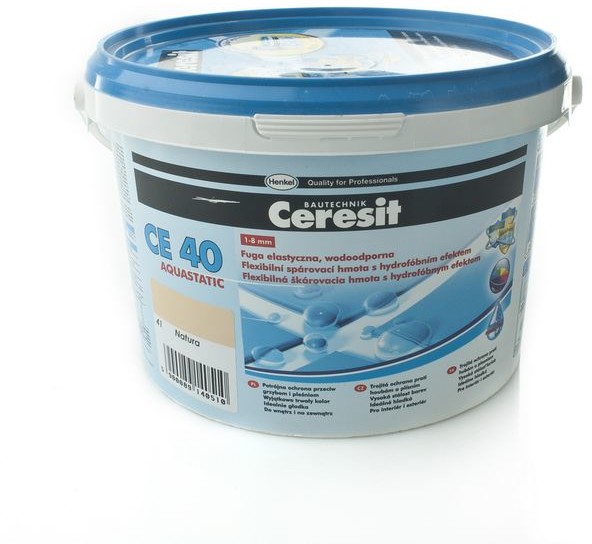 Ceresit Fuga Elastyczna Wąska Ce 40 Aquastatic Natura 2 Kg