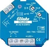Eltako Diody LED włącznik ściemniacza, 1 sztuki, fkld61 Funk wzbudnik prądu stałego