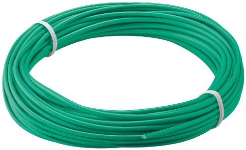 Goobay Lica miedziana izolowana, zielony, 10 m  1-żyłowy, mehrdrahtig (18 X 0,1 MM) (PB631-2-R-WW)