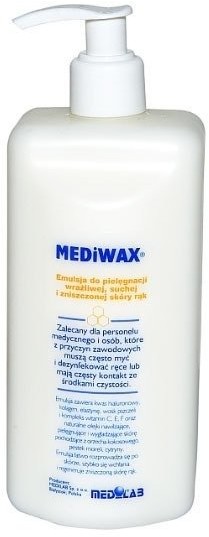 Medilab KREM DO RĄK MEDIWAX 500ML Z POMPKĄ 10611-uniw