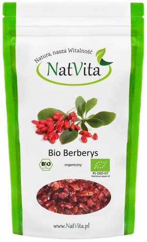 NatVita Bio Berberys owoce suszone Berberis vulgaris L. 50g