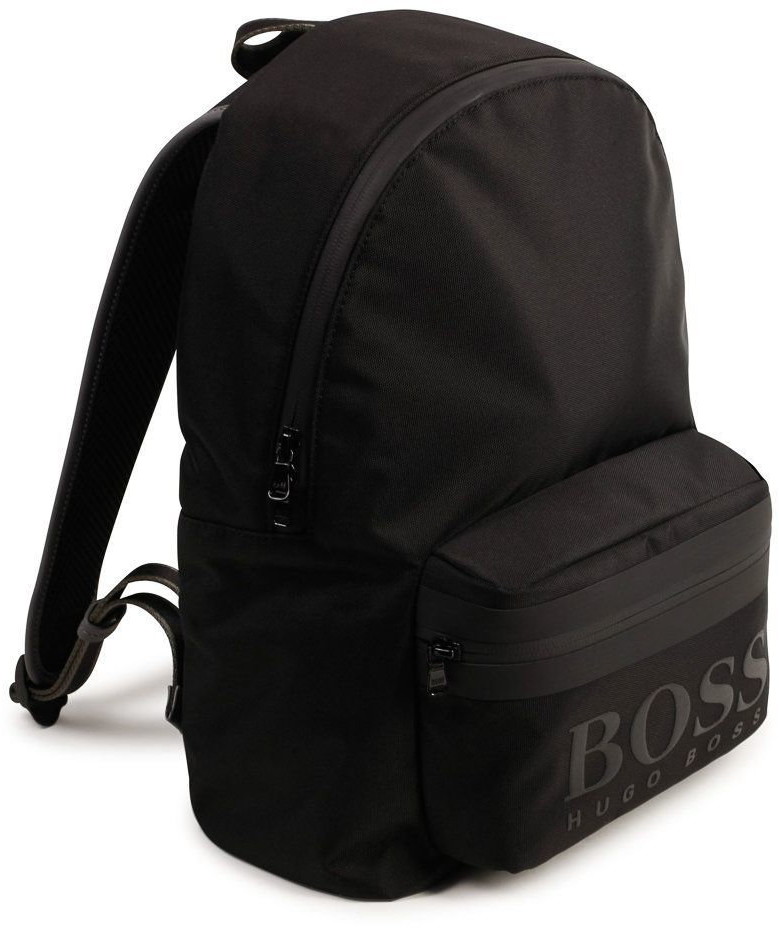 Boss Boss Plecak dziecięcy kolor czarny duży gładki