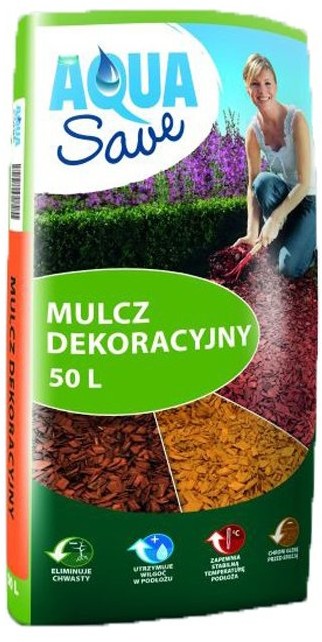 Greenyard Mulcz dekoracyjny czerwony 50L HOLLAS