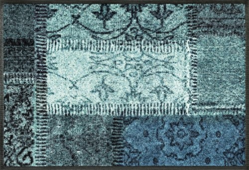 Wash&Dry Wycieraczka wash + dry Vintage poprawek turkusowy 88738