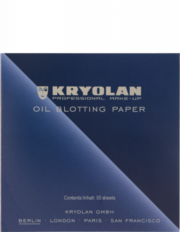 KRYOLAN OIL BLOTTING PAPER - Bibułki matujące 50 szt - ART. 9789 KRYBB5A97