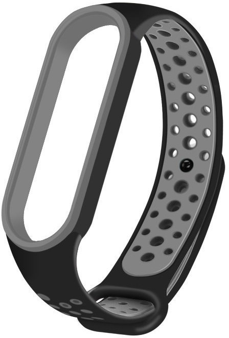 Braders Opaska do Xiaomi Mi Band 5 / 6 dots czarno-szary