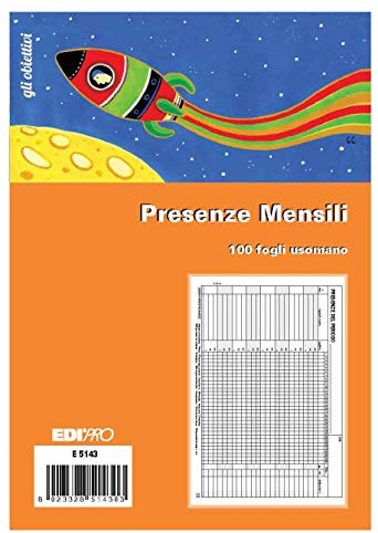 Edipro Edipro E5143 notatnik do wkładów miesięcznych, 100 kartek, do stosowania w dłoni 00293033-cf5