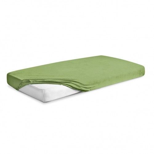 Matex Prześcieradło Frotte Premium z gumką ciemnozielone 160x200 mx-160-pft-l41