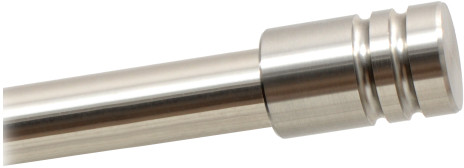 Zakończenie karnisza 2 frezy 16 mm stal 1 szt.