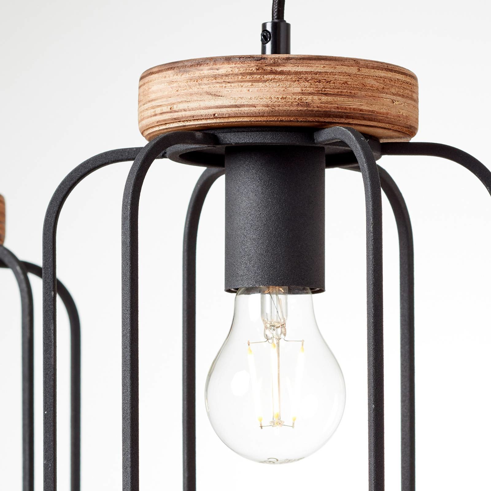 Brilliant Lampa wisząca Tosh, 3-punktowa, liniowa