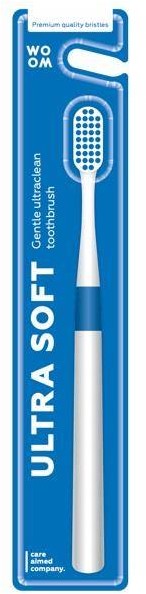 Woom Ultra Soft Ultraclean szczoteczka do mycia zębów głęboko czyszcząca Blue 103952-uniw