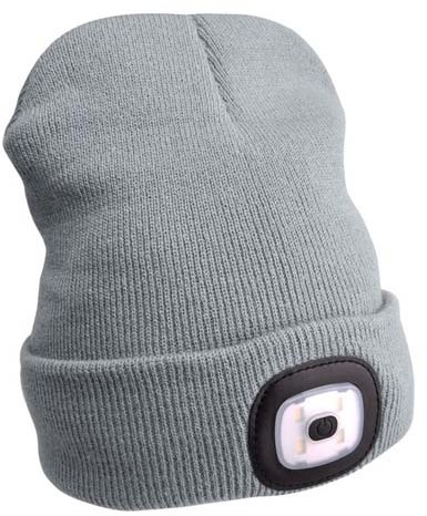 EXTOL Craft Czapka z Latarka LED Uniwersalny Rozmiar USB na Rower Wędrówki