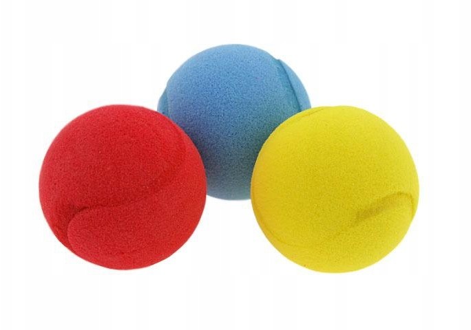 Piłka piankowa 70 mm 3 szt