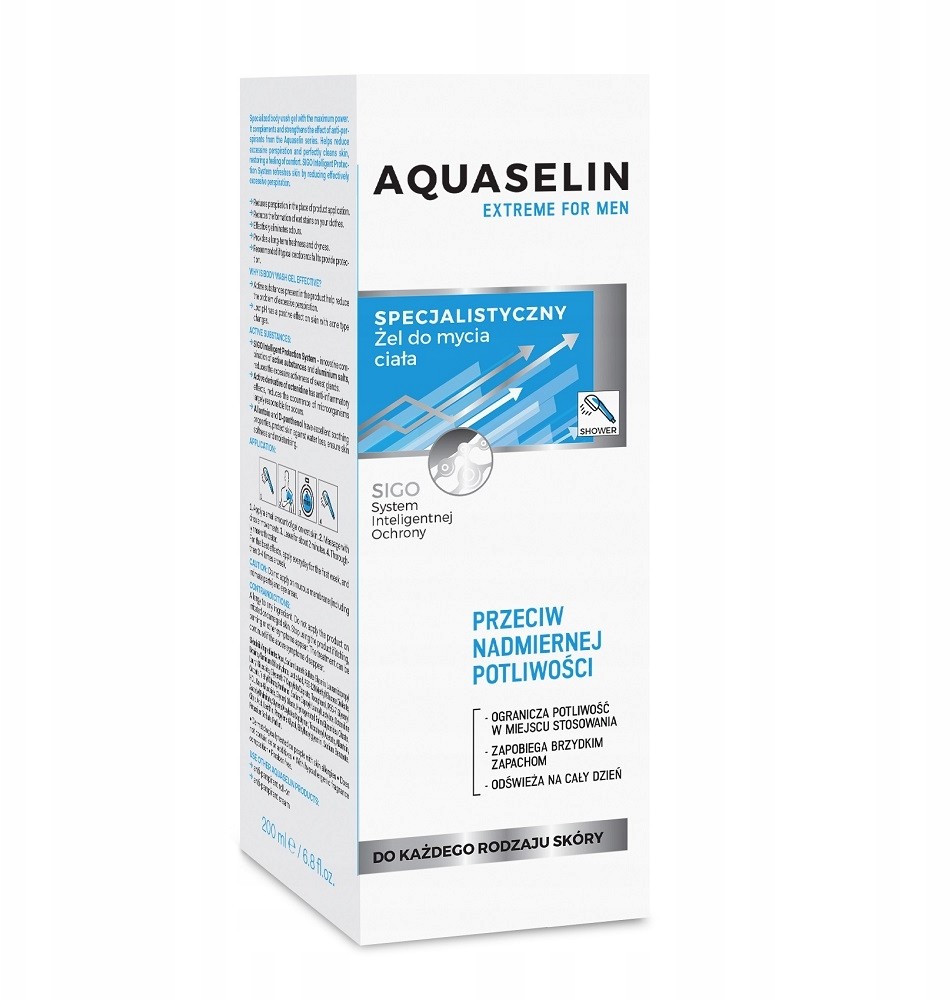 Aquaselin Extreme For Men żel do mycia 200ml