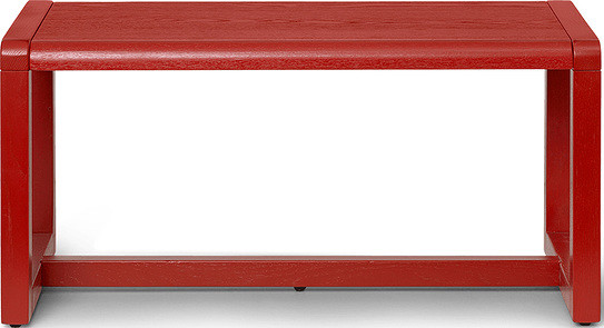 Ferm Living Ławka Little Architect czerwona 1104264100