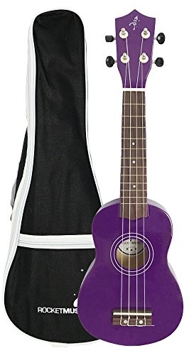 Rocket us10r-BK-sopranowy Ukulele, fioletowy US10R-PU